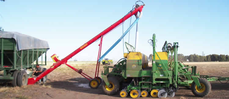 cargador de sembradora